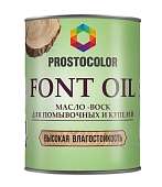 Масло-воск Prostocolor Font Oil для помывочных и купелей 0,75 л