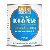 Лак полиуретановый Petri Concrete & Stone Sealer для бетона и камня глянцевый 1 л